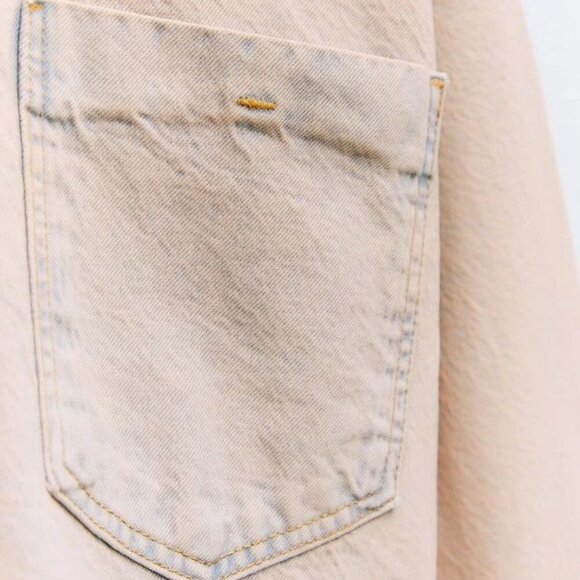 ZARA VINTAGE INSPIRED DENIM JEAN JACKET - Picture 3 of 4